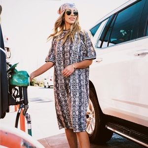 Dressed in LaLa Original Frankie Dress Snake Print